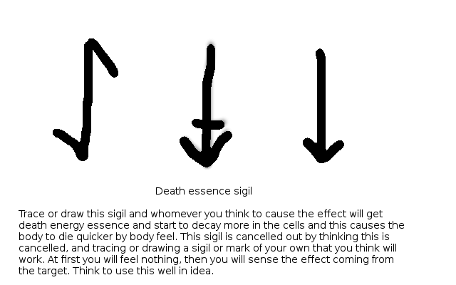 Death essence sigil