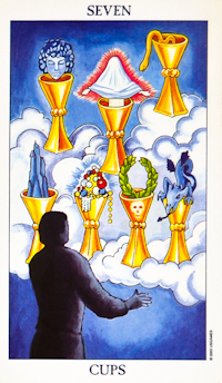 Seven of Cups Tarot Card Meanings