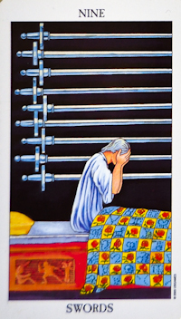 Nine of Swords Tarot Card Meanings