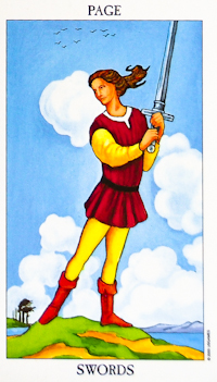 Page of Swords Tarot Card Meanings