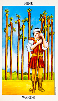 Nine of Wands Tarot Card Meanings